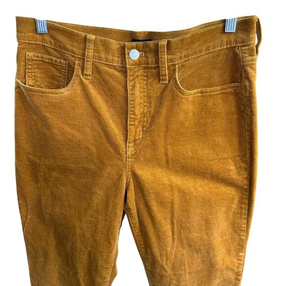 J. Crew Factory Corduroy full-length essential straight pant Brown 29 Academia - Picture 2 of 10